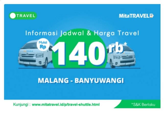 tarif travel malang banyuwangi