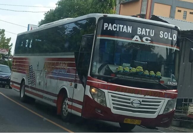 Bus Surabaya Pacitan PO Aneka Jaya, Harga Tiket 90rb
