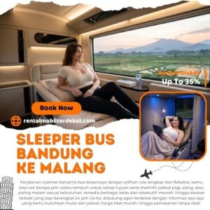 4 Sleeper Bus Bandung Malang Diskon 35% Lebih Murah Dari Terminal Untuk Harga Tiket