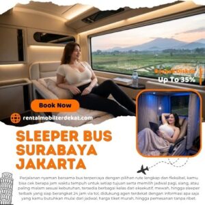 10 Sleeper Bus Surabaya Jakarta Diskon 35% Lebih Murah Dari Terminal Untuk Harga Tiket